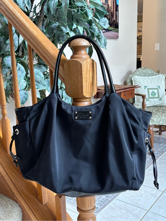 kate spade Handbags - KATE SPADE $398 • WKRU1370 • 2015 Classic Stevie Black Women's Tote Bag Green